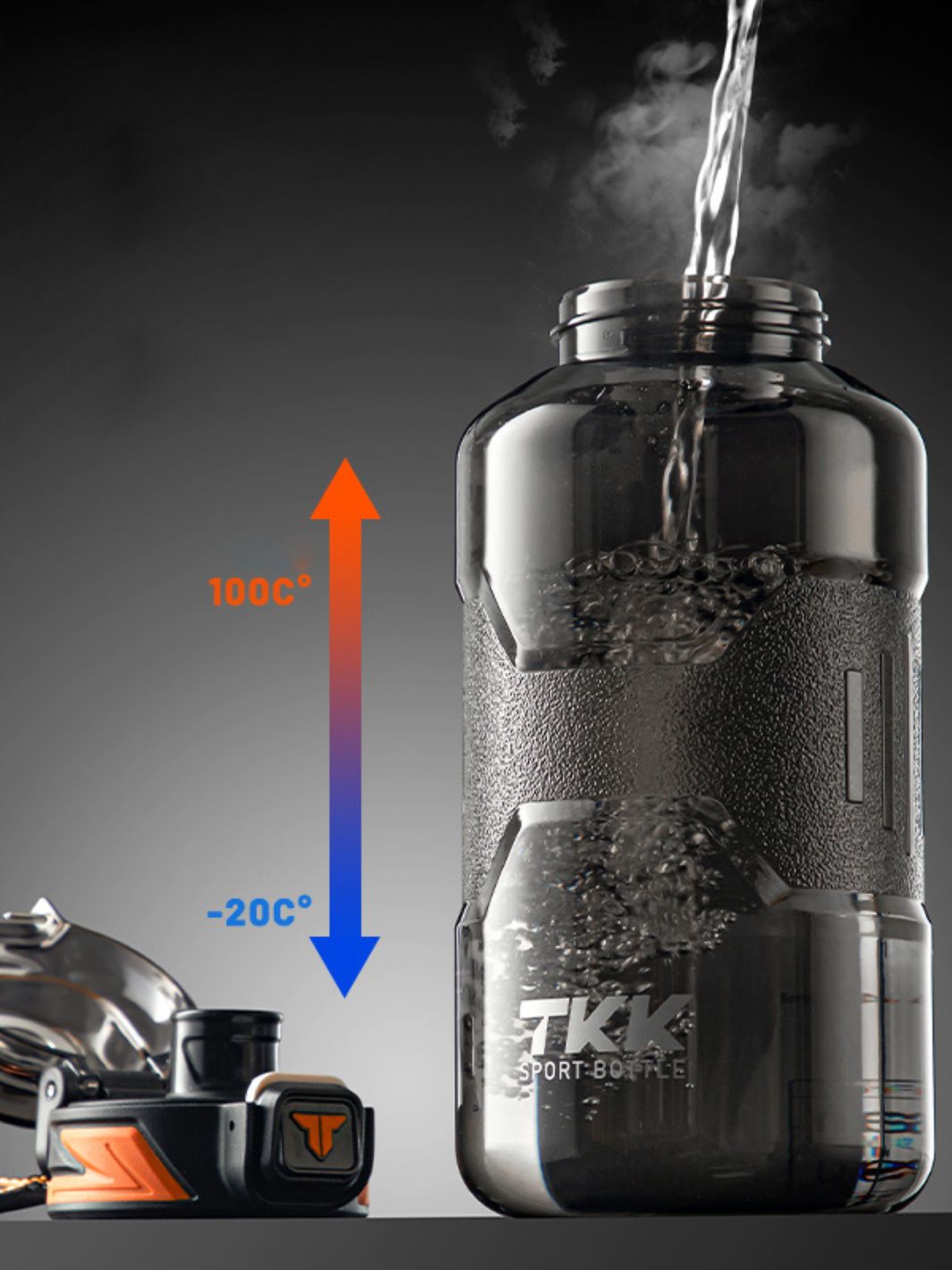 Gourde pour sportif 1,5 L - Lucky-eats
