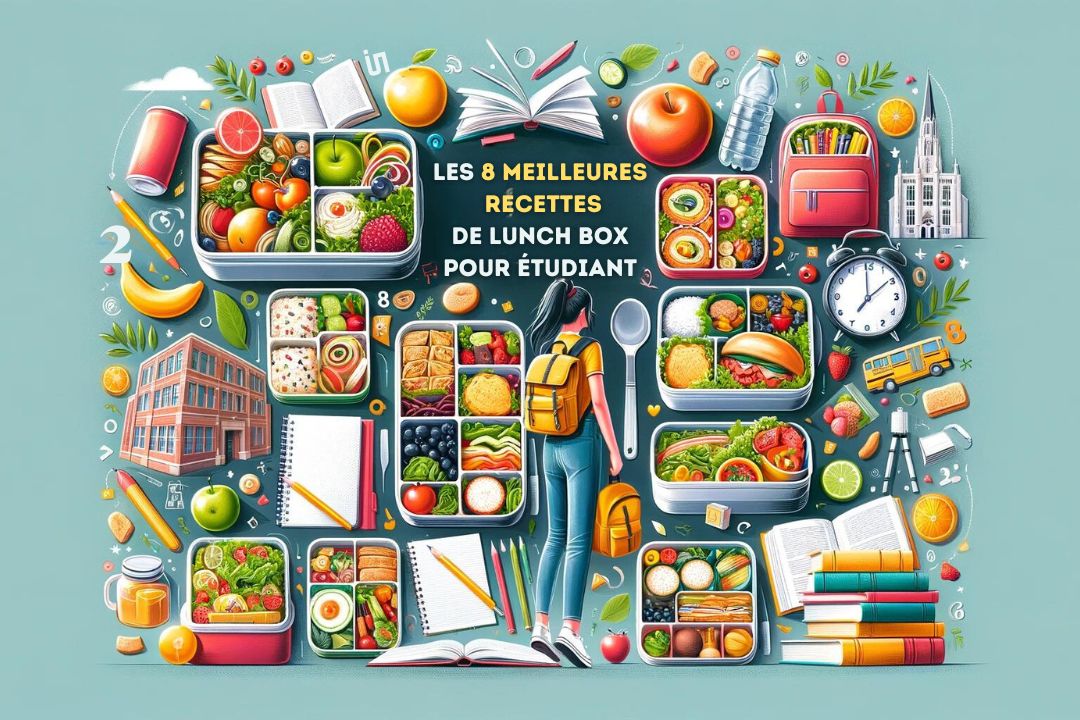 La Lunch Box étudiante parfaite : Les 8 meilleures recettes de Lunch Box pour étudiant