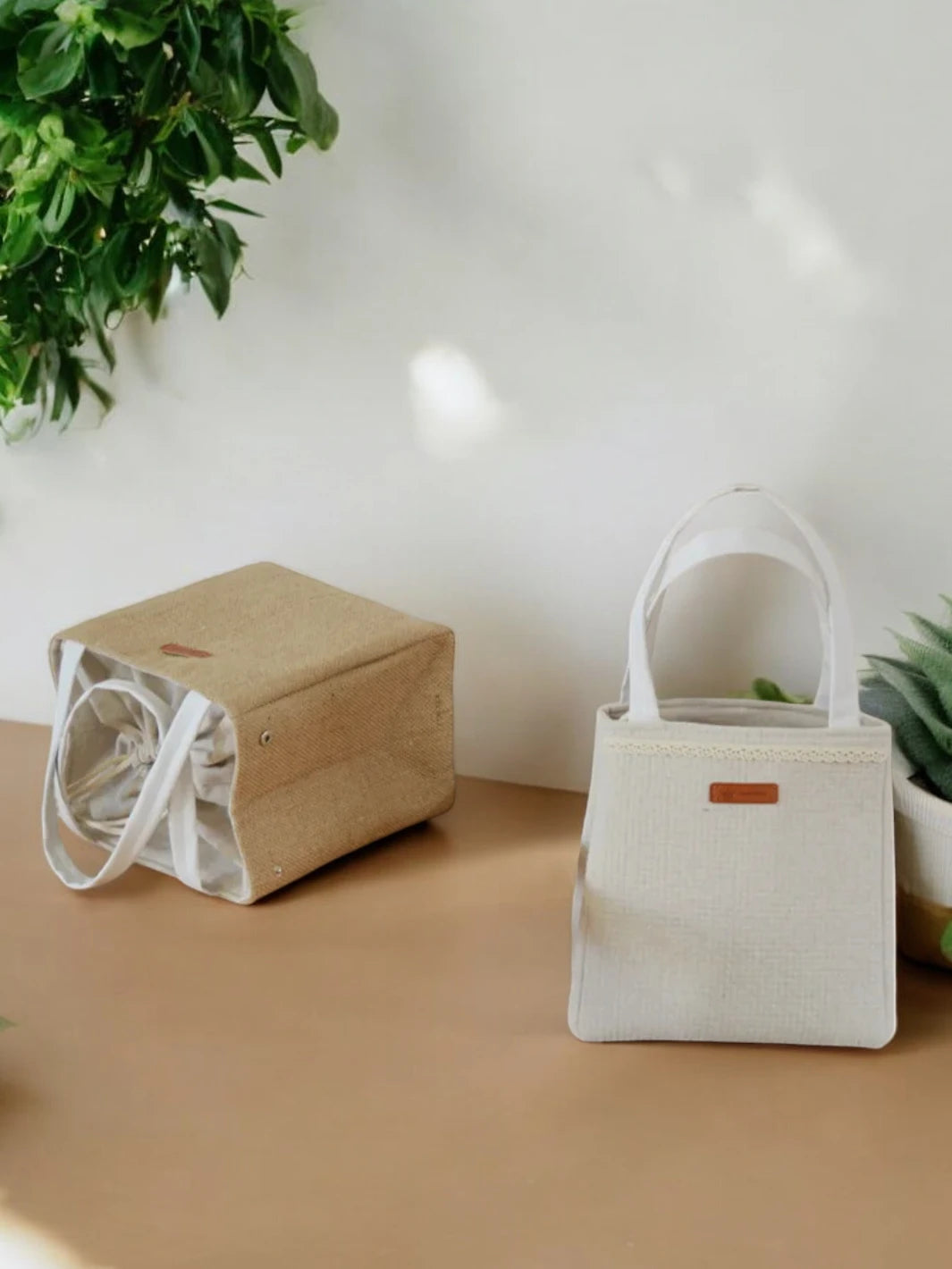 Lunch bag en toile isolée pour femmes