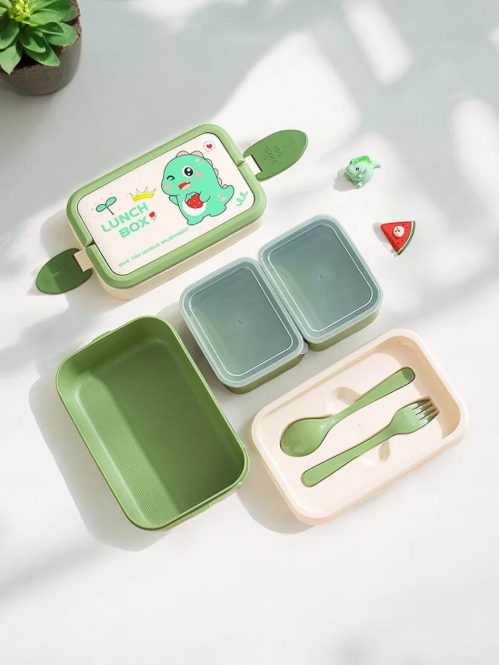 Lunch box enfant à 3 compartiments de 1500 ml