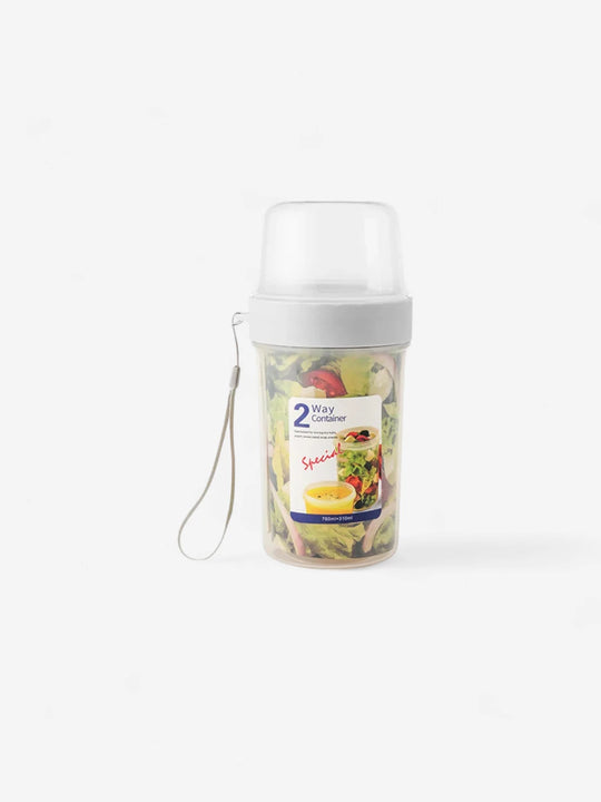 Lunch box pour salade en plastique