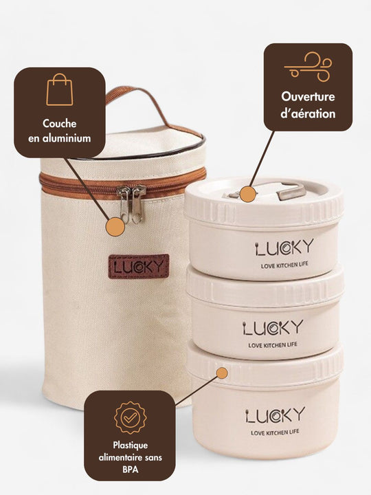 Coffret Lucky Lunch Box Chauffant - Lucky-eats