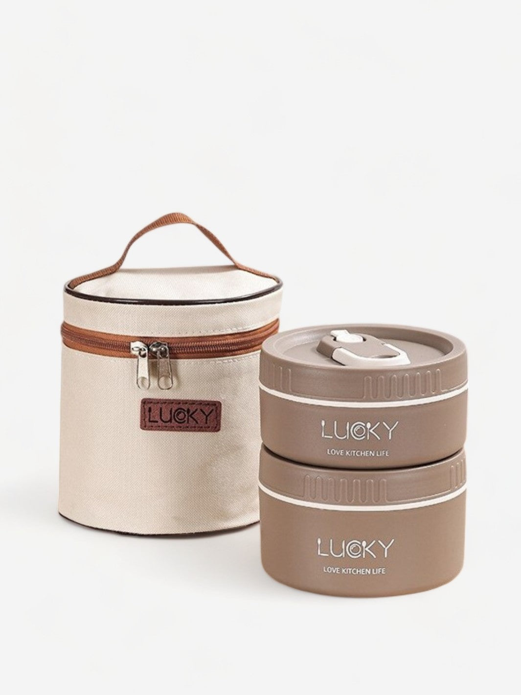 Coffret Lucky Lunch Box Isotherme Inox