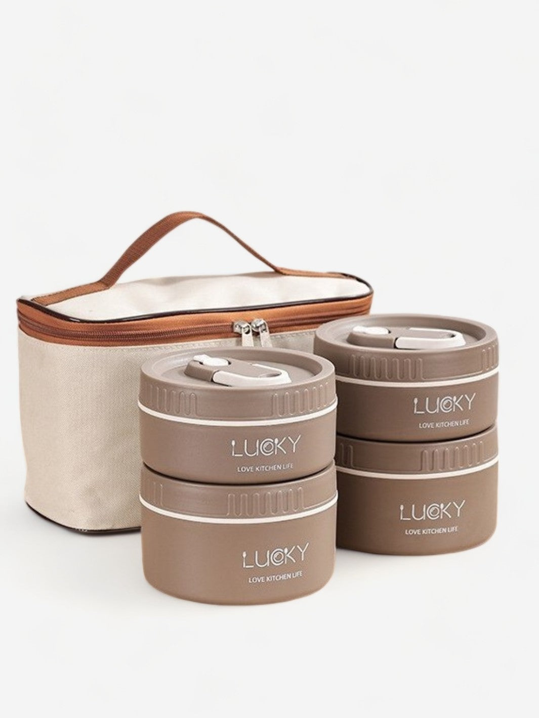 Coffret Lucky Lunch Box Isotherme Inox