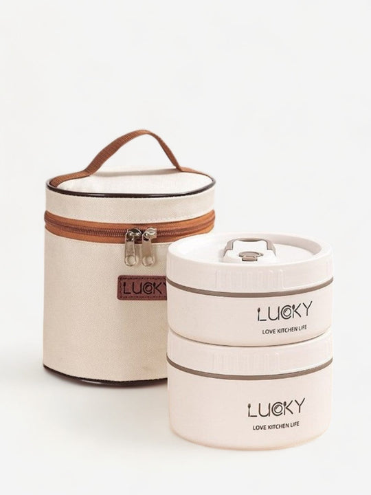 Coffret Lucky Lunch Box Isotherme Inox