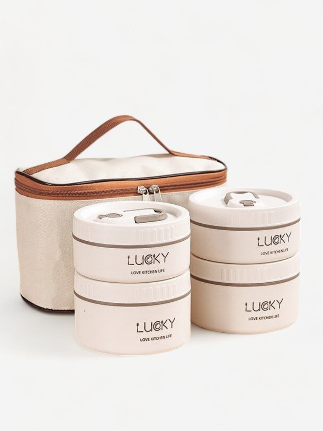 Coffret Lucky Lunch Box Isotherme Inox