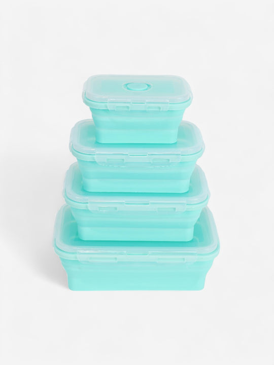 Lucky - Lunch Box Rétractables - Turquoise / 2850 ml - Lucky-eats