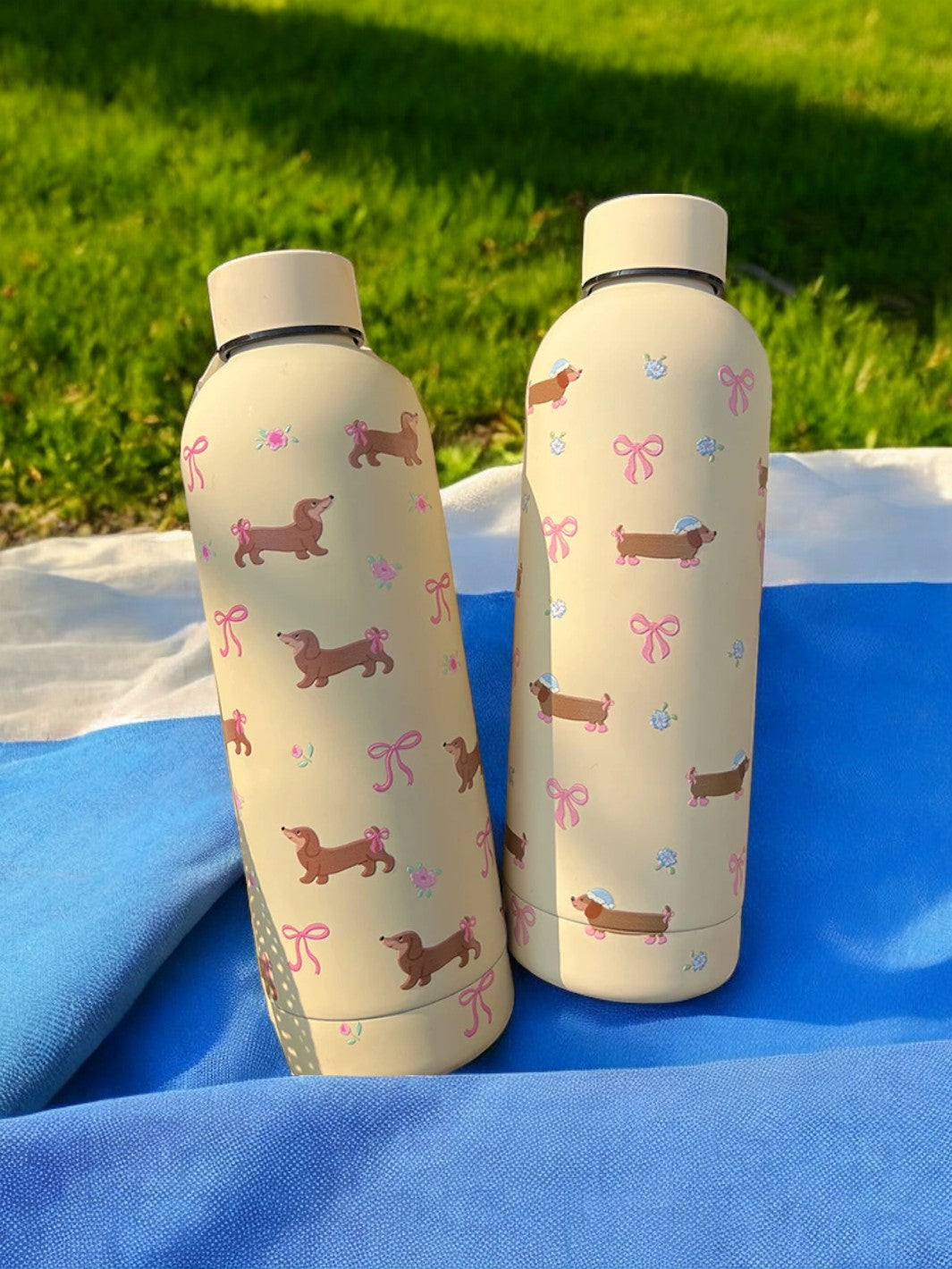 Gourde enfant Thermos avec motif de petits chiens mignons - Conservation 12h