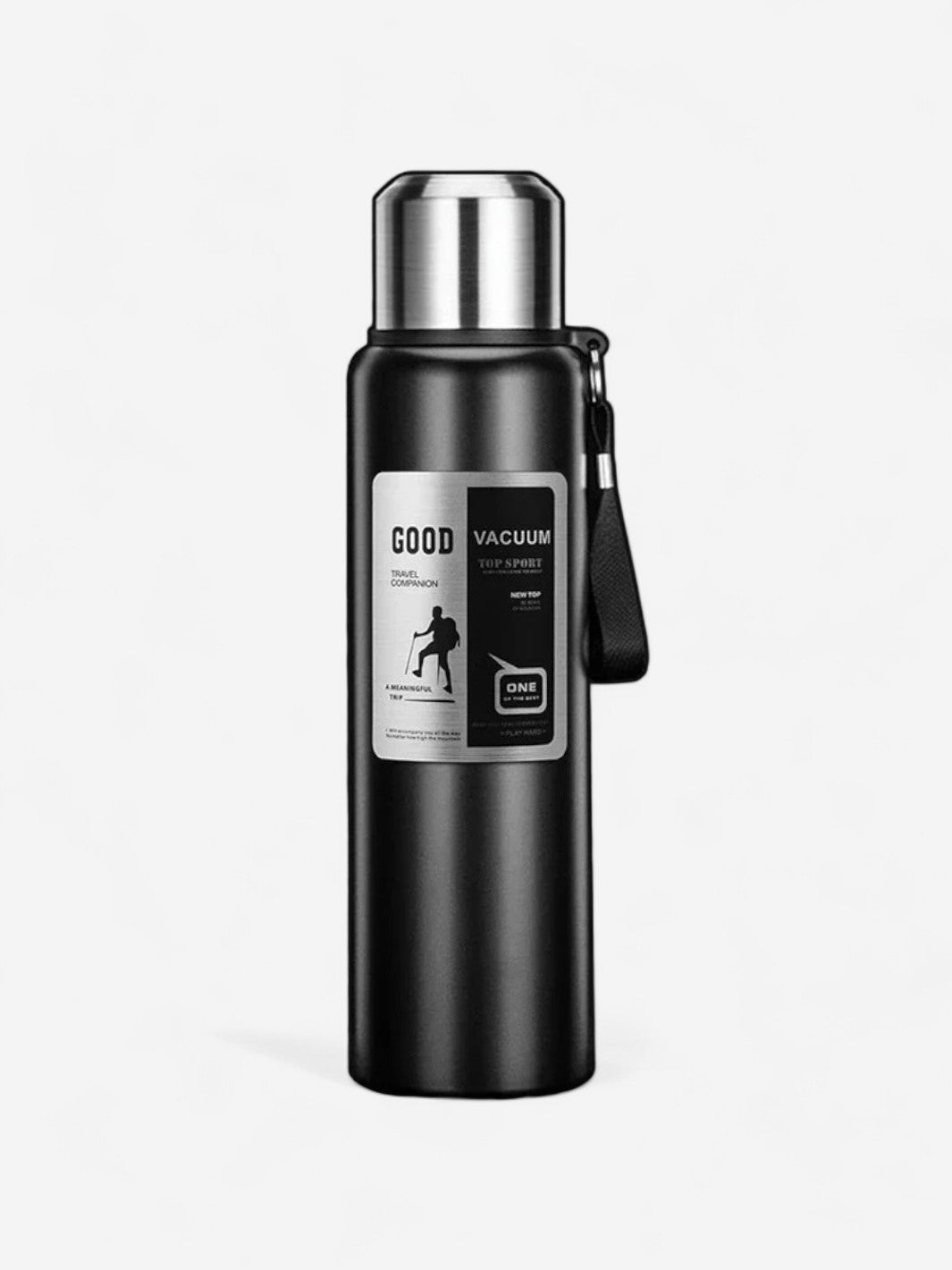 Thermos pour randonnée 1L en inox avec infuseur - 48 heures