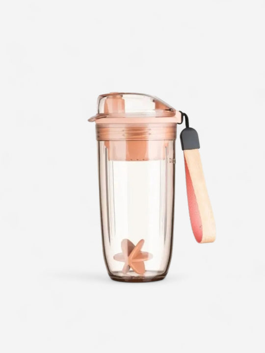 Gourde Shaker avec boule de mélange sans BPA