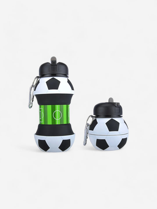 Gourde sport rétractable pour enfant en forme de ballon de football