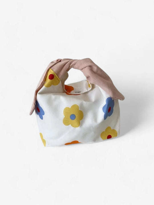 Sac à bento pour femme en toile