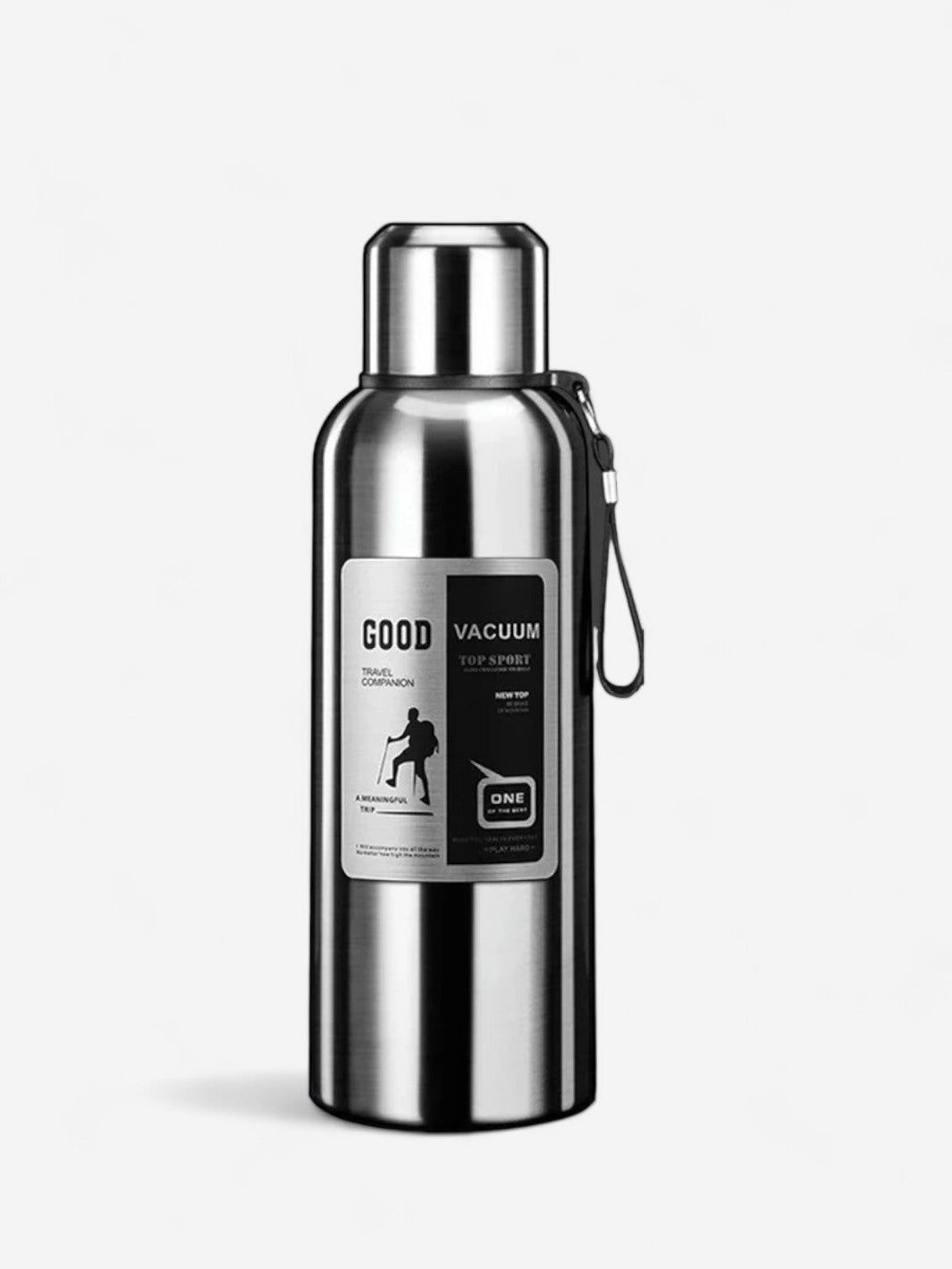 Thermos pour randonnée 2 litres en inox avec infuseur