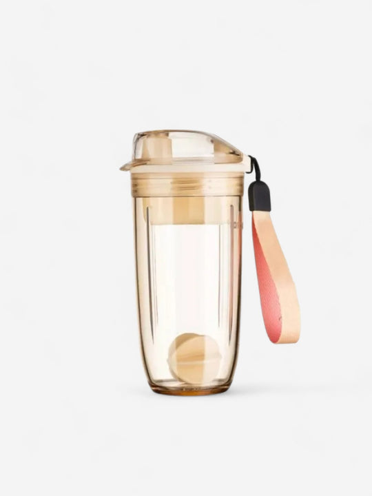 Gourde Shaker avec boule de mélange sans BPA