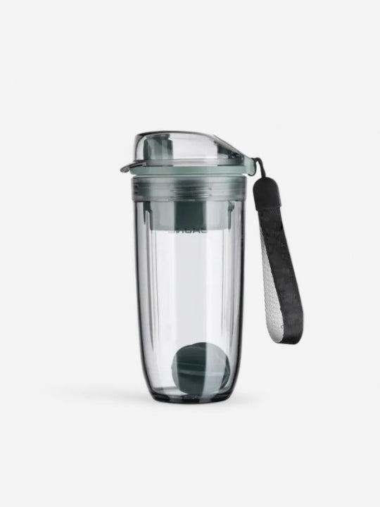 Gourde Shaker avec boule de mélange sans BPA