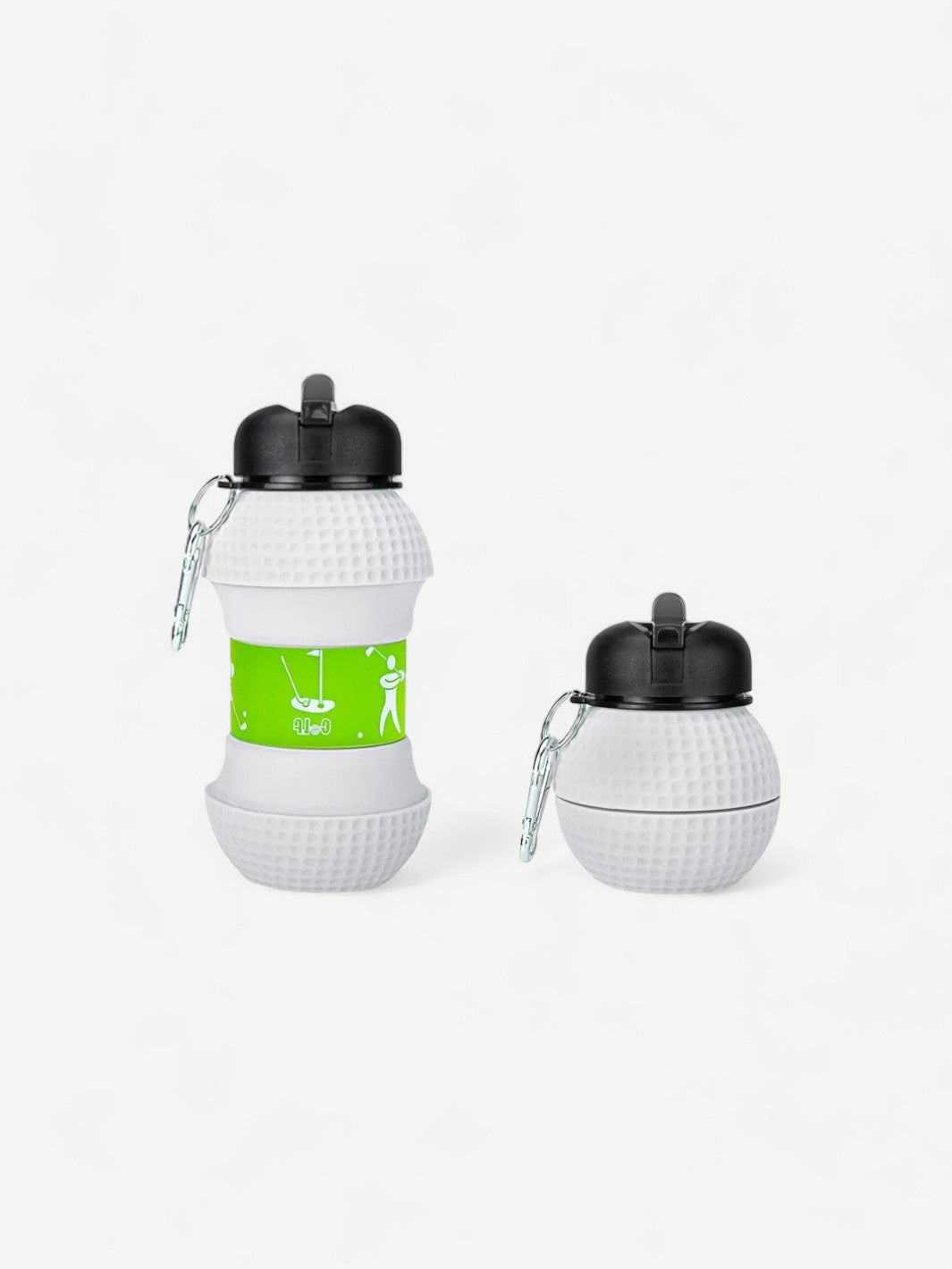 Gourde sport rétractable pour enfant en forme de balle de golf