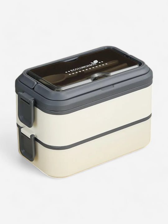 Lunch Box en inox multicouches avec couverts